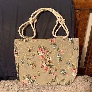 Farmhouse Is My Style Floral Tote